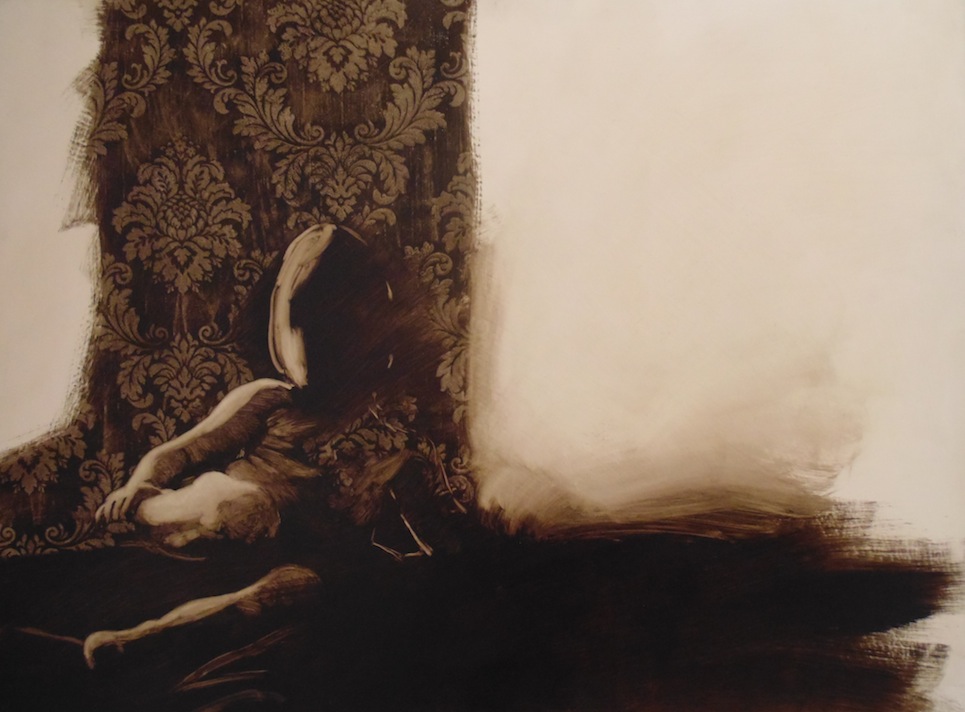 Jessica Gunn|  Child Series| Lamp black |McATamney Gallery | Geradline NZ